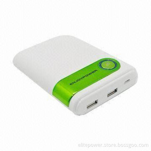10,400mAh Mobile Power Bank/Accessory for iPhone/iPad/Tablet/Samsung/HTC, with Double Output